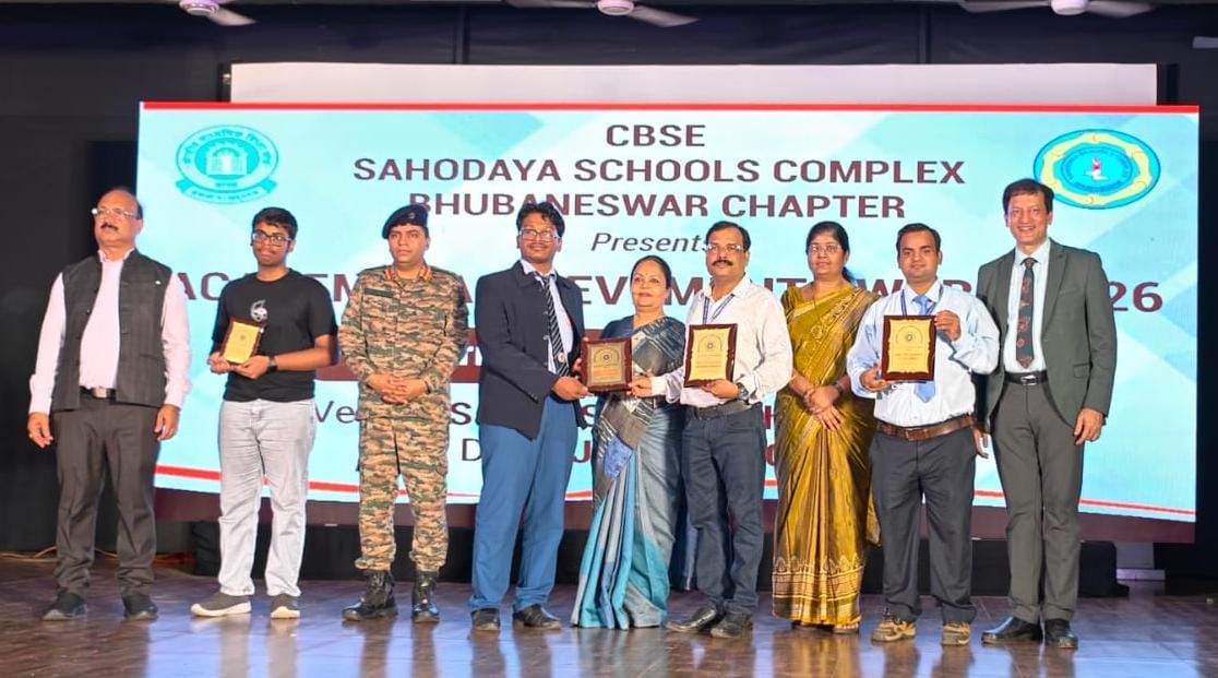 Four Students of SKIS Honoured at CBSE Sahodaya Academic Achievers Award 2026